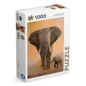 Afbeelding van Rebo legpuzzel 1000 stukjes - Elephants