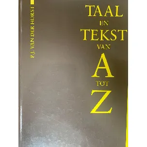 Afbeelding van Taal en tekst van A tot Z