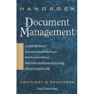 Afbeelding van Handboek Documentmanagement