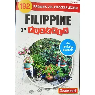 Afbeelding van Denksport Filippine puzzels 3 sterren - puzzelboek voor volwassenen 192 pagina's