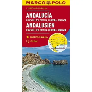 Afbeelding van Marco Polo Andalusië - Costa del Sol 1:200.000