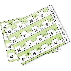 Afbeelding van Knooppunter - Set blanco routekaartjes