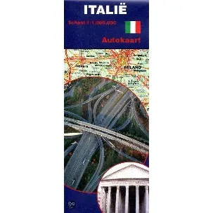 Afbeelding van Italië Landkaart, Wegenkaart, Autokaart (1:1.000.000)