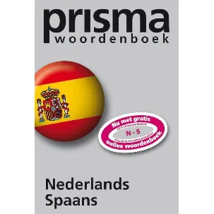 Afbeelding van Prisma Woordenboek Nederlands Spaans