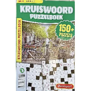 Afbeelding van Denksport Puzzelboek Kruiswoord 3* - vakantieboek 150 plus puzzels