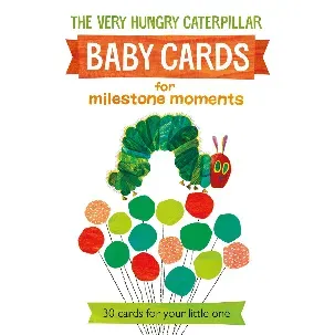 Afbeelding van Very hungry caterpillar baby cards - mijlpaalkaarten