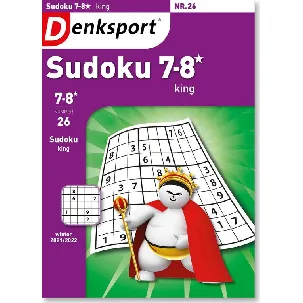 Afbeelding van Denksport Puzzelboek Sudoku 7-8* king, editie 26