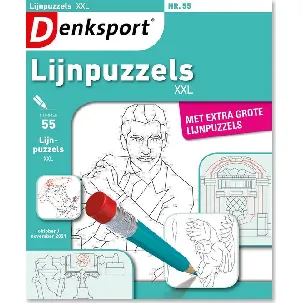 Afbeelding van Denksport Puzzelboek Lijnpuzzels XXL, editie 55