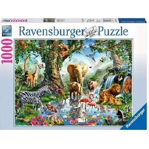 Afbeelding van Ravensburger puzzel Avonturen in de Jungle - Legpuzzel - 1000 stukjes