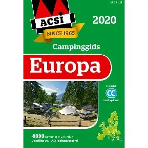 Afbeelding van ACSI Campinggids - ACSI Campinggids Europa 2020