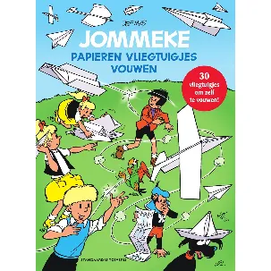 Afbeelding van Jommeke spelboek 1 - Papieren vliegtuigjes vouwen met Jommeke