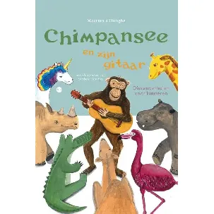 Afbeelding van Chimpansee en zijn gitaar