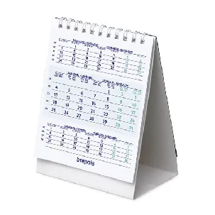 Afbeelding van Brepols Kalender 2023 - Bureaukalender - 3 maand overzicht - 10,5 x 13 cm