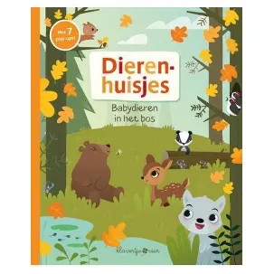 Afbeelding van Pop-up boek Dierenhuisjes - Babydieren in het bos