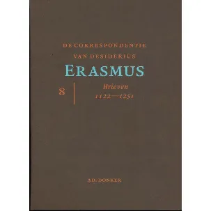 Afbeelding van De correspondentie van Desiderius Erasmus 8