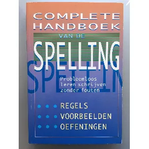Afbeelding van Complete handboek van de spelling