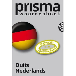 Afbeelding van Prisma Woordenboek Duits Ned Met Cdr