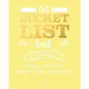 Afbeelding van Bucketlist - Het Bucketlist Boek voor ouders