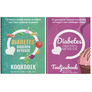 Afbeelding van Diabetes Omkeren Methode Kookboek & Toetjesboek Combinatie Aanbieding