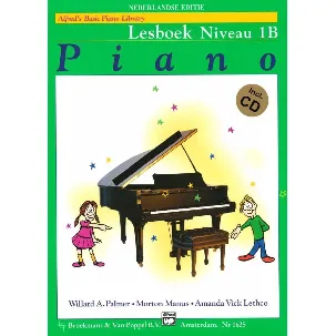 Afbeelding van Alfred's Basic Piano Library | Lesboek Niveau 1B + CD
