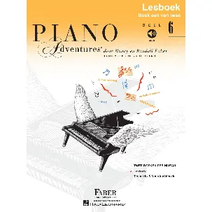 Afbeelding van Piano Adventures Lesboek 6 ( Boek + Audio Online )