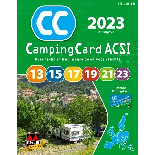 Afbeelding van ACSI Campinggids - CampingCard ACSI 2023
