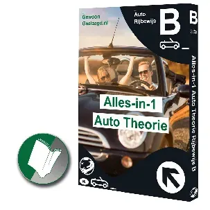 Afbeelding van AutoTheorieBoek 2022 Rijbewijs B voor CBR 2022 Nederland - Verkeersborden Gewoon Geslaagd - Auto theorie-box Rijles AutoTheorieLeren