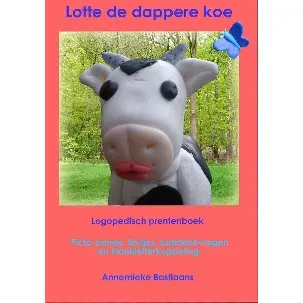Afbeelding van Lotte de dappere koe - Klankenland- kleuters- leren lezen- taalontwikkeling - picto-lezen