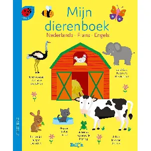 Afbeelding van Stipjesreeks 0 - Mijn dierenboek - Nederlands, Frans, Engels