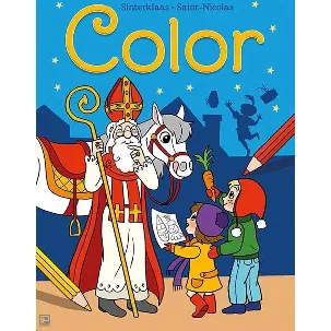 Afbeelding van Sinterklaas Color kleurblok / Saint-Nicolas Color bloc de coloriage