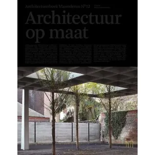 Afbeelding van Architectuurboek Vlaanderen 12 - Architectuur op maat