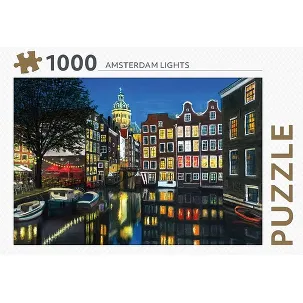 Afbeelding van Rebo legpuzzel 1000 stukjes - Amsterdam lights