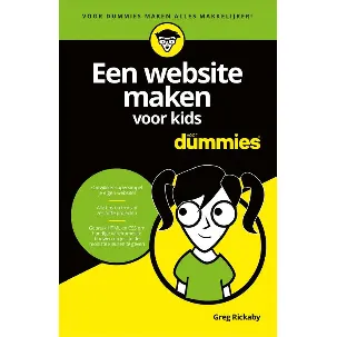 Afbeelding van Voor Dummies - Een website maken voor kids voor Dummies