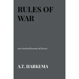 Afbeelding van RULES OF WAR