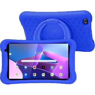 Afbeelding van Achaté Kindertablet - 100% Kidsproof - Instelbare Schermtijd - Android 12 en 4GB RAM - 8 Inch - Blauw