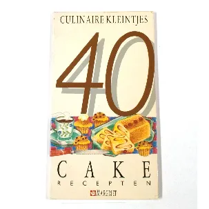 Afbeelding van Culinaire kleintjes 40 cake recepten