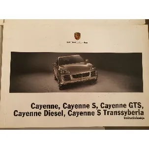 Afbeelding van Origineel Instructieboekje Porsche Cayenne S GTS Diesel Transsyberia 956 - 2007 2008 2009 2010 - Handleiding - PCM - Porsche Communication Management systeem - Navigatie