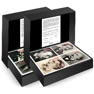 Afbeelding van MatchBoox Multatuli Serie - Unieke handgemaakte uitgave met álle, echt alle grafschriften van Multatuli bij de dood van Thorbecke verpakt in twee luxe cassettes van MatchBoox - Kunstboeken