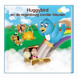 Afbeelding van Huggybird en de regenboog zonder kleuren - prentenboek - hardcover
