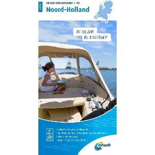 Afbeelding van ANWB waterkaart 10 - Noord-Holland 2019