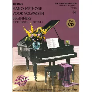 Afbeelding van Alfred's Pianomethode Volwassen Beginners Niveau 1 met CD