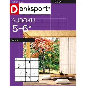 Afbeelding van Denksport Puzzelboek Sudoku 5-6* genius, editie 242