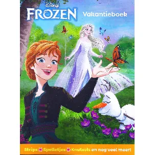 Afbeelding van Walt Disney - Frozen Vakantieboek - Strips, Spelletjes & Knutsels - Big Balloon Publishers