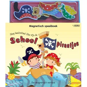 Afbeelding van Magnetisch speelboek - Ahoy landrotten! hier zijn de schoolpiraatjes