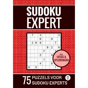 Afbeelding van Sudoku Expert - 75 Puzzels voor Sudoku Experts - Nr. 33