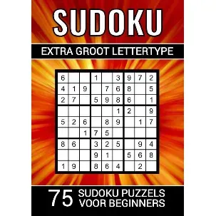 Afbeelding van Sudoku Extra Groot Lettertype - 75 Sudoku Puzzels voor Beginners