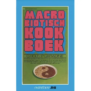Afbeelding van Vantoen.nu - Macrobiotisch kookboek