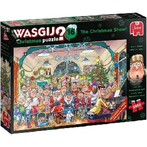 Afbeelding van Wasgij Christmas 16 De Kerstshow! puzzel - 2 x 1000 stukjes