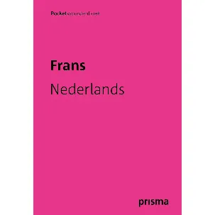 Afbeelding van Prisma pocketwoordenboek Frans-Nederlands