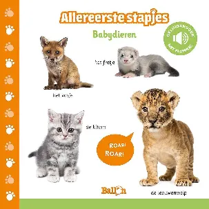 Afbeelding van Geluidenboekjes - Allereerste stapjes 0 - Babydieren